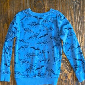 H&M boys dinosaur crewneck sweater 6-8y